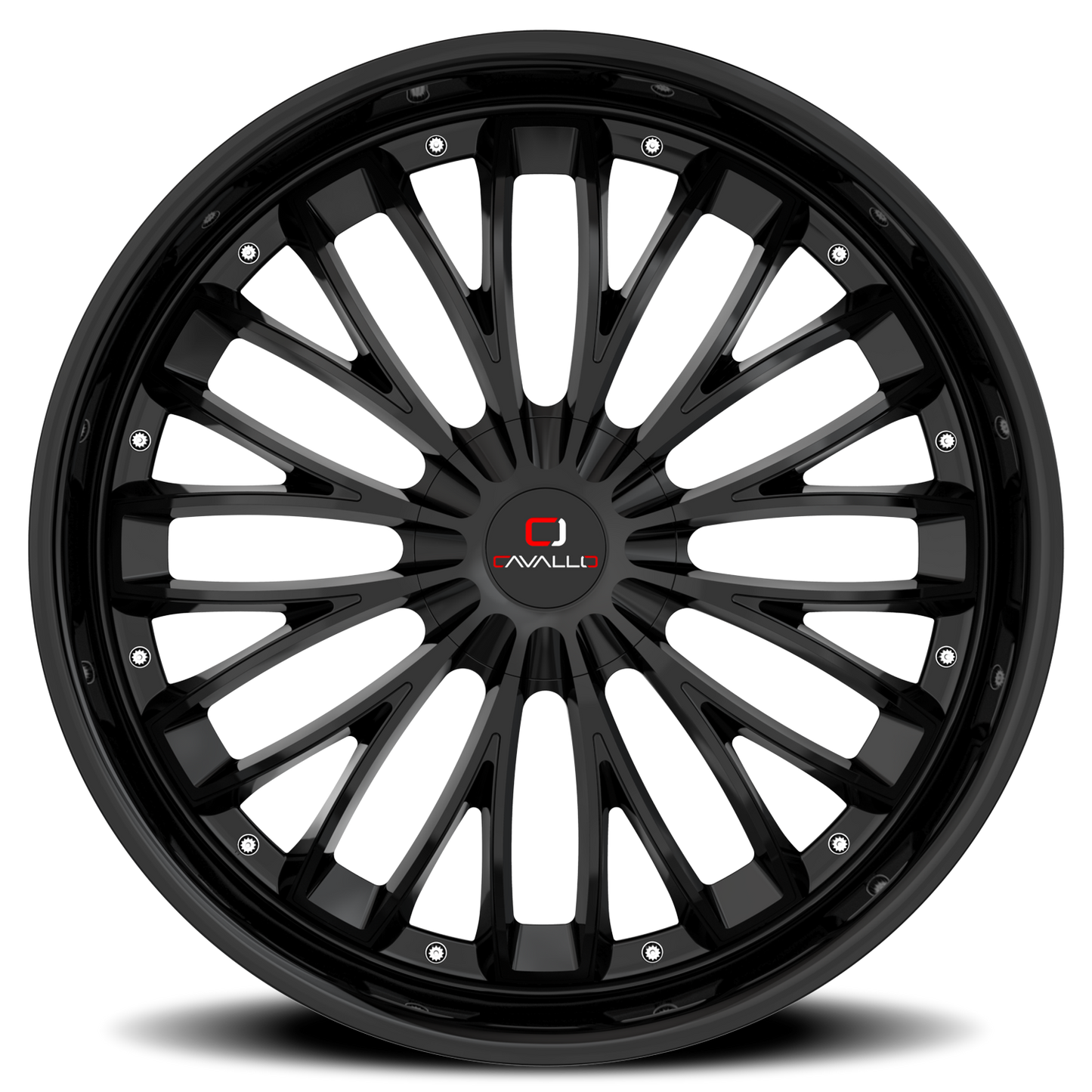 CAVALLO CLV-42 22X8.5 38 5X114.3/5X120 GLOSS BLACK