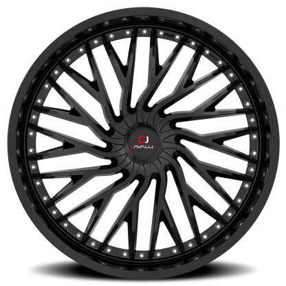 CAVALLO CLV-43 24X9 18 5X115/5X120 GLOSS BLACK