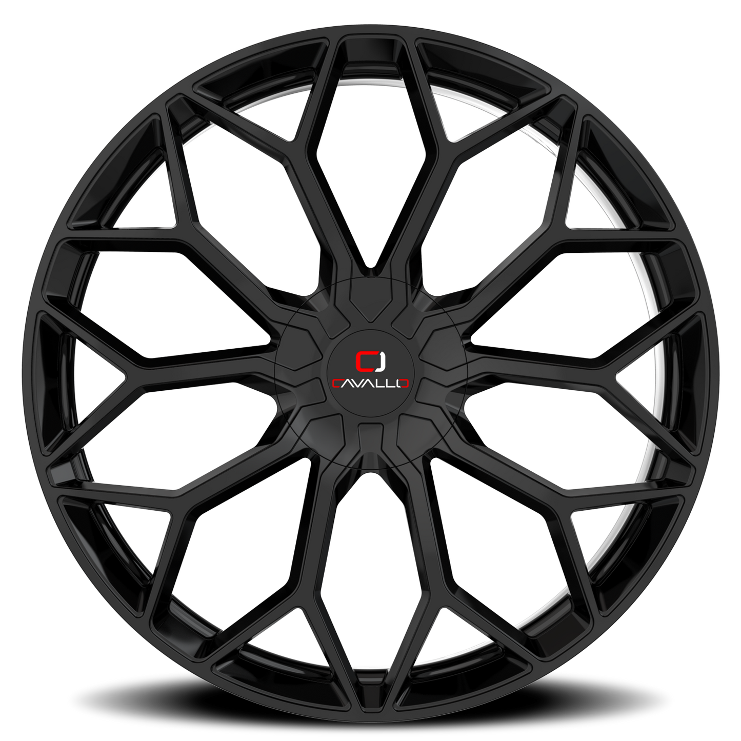 CAVALLO CLV-44 18X8 35 5X108/5X114.3 GLOSS BLACK