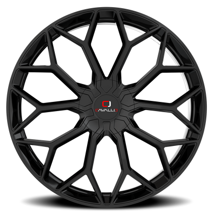 CAVALLO CLV-44 18X8 35 5X108/5X114.3 GLOSS BLACK