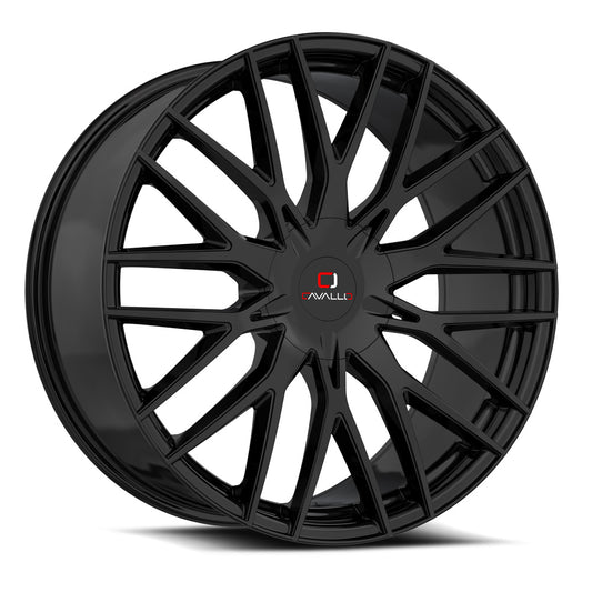 CAVALLO CLV-45 26X9.5 18 BLANK GLOSS BLACK