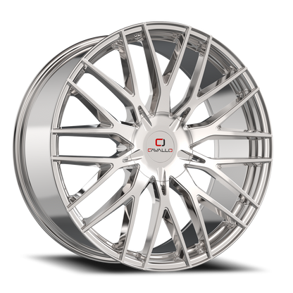 CAVALLO CLV-45 22X9.5 15 5X115/5X120 CHROME