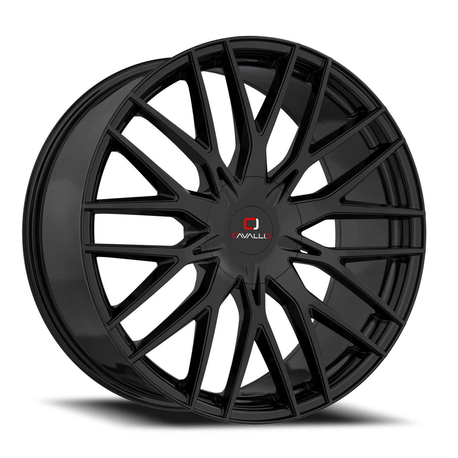 CAVALLO CLV-45 18X8 35 5X114.3/5X120 GLOSS BLACK