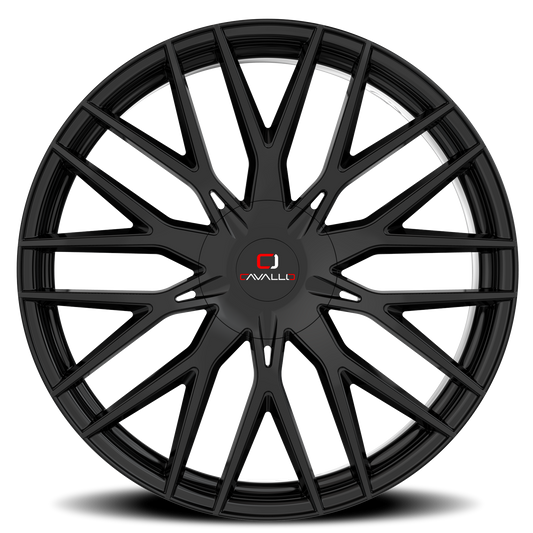 CAVALLO CLV-45 22X9.5 25 6X135/6X139.7 GLOSS BLACK