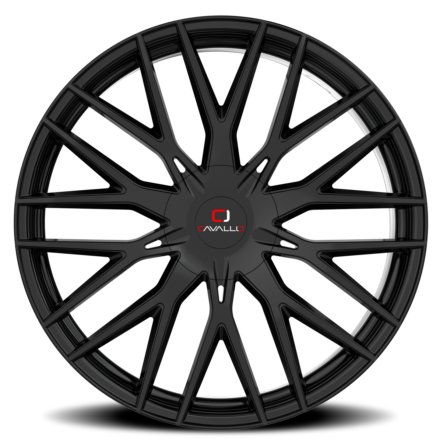 CAVALLO CLV-45 20X8.5 35 5X114.3/5X120 GLOSS BLACK
