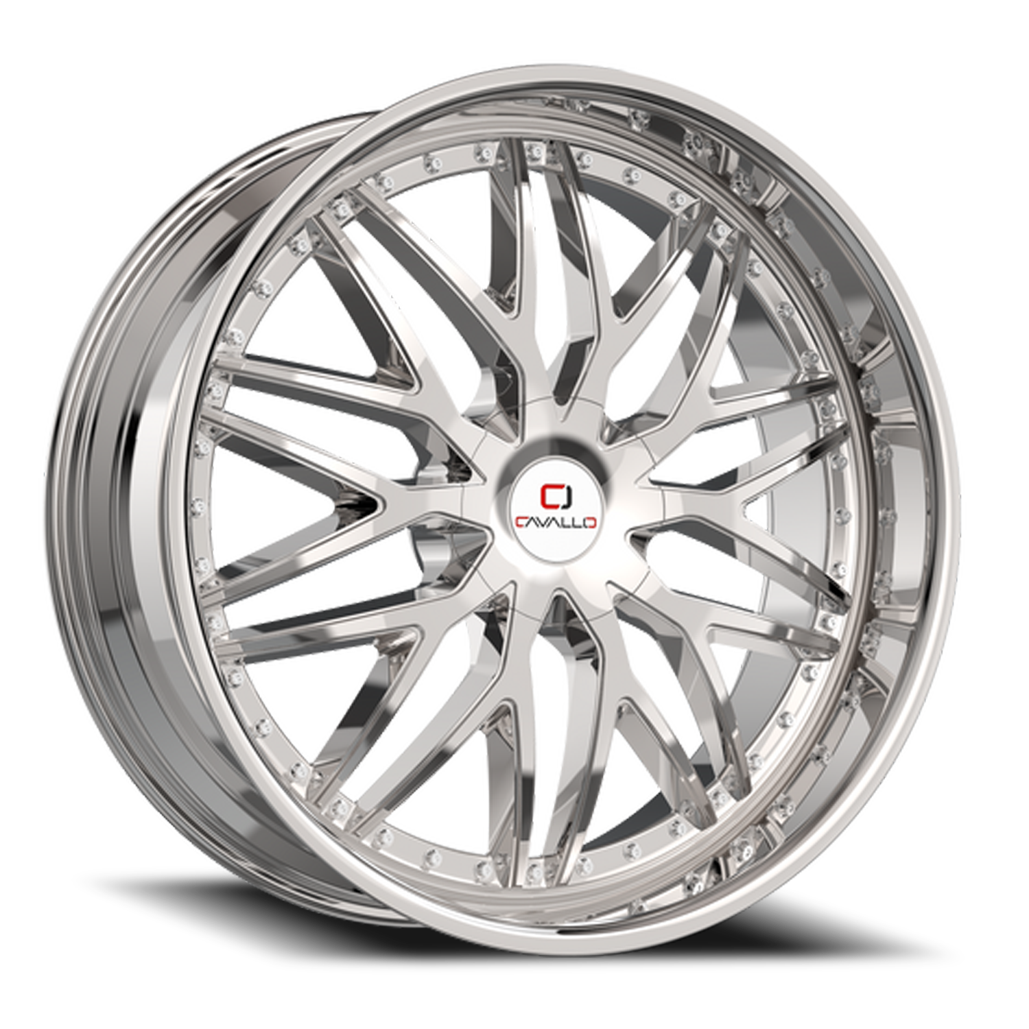 CAVALLO CLV-46 18X8 35 5X112/5X114.3 NANO CHROME