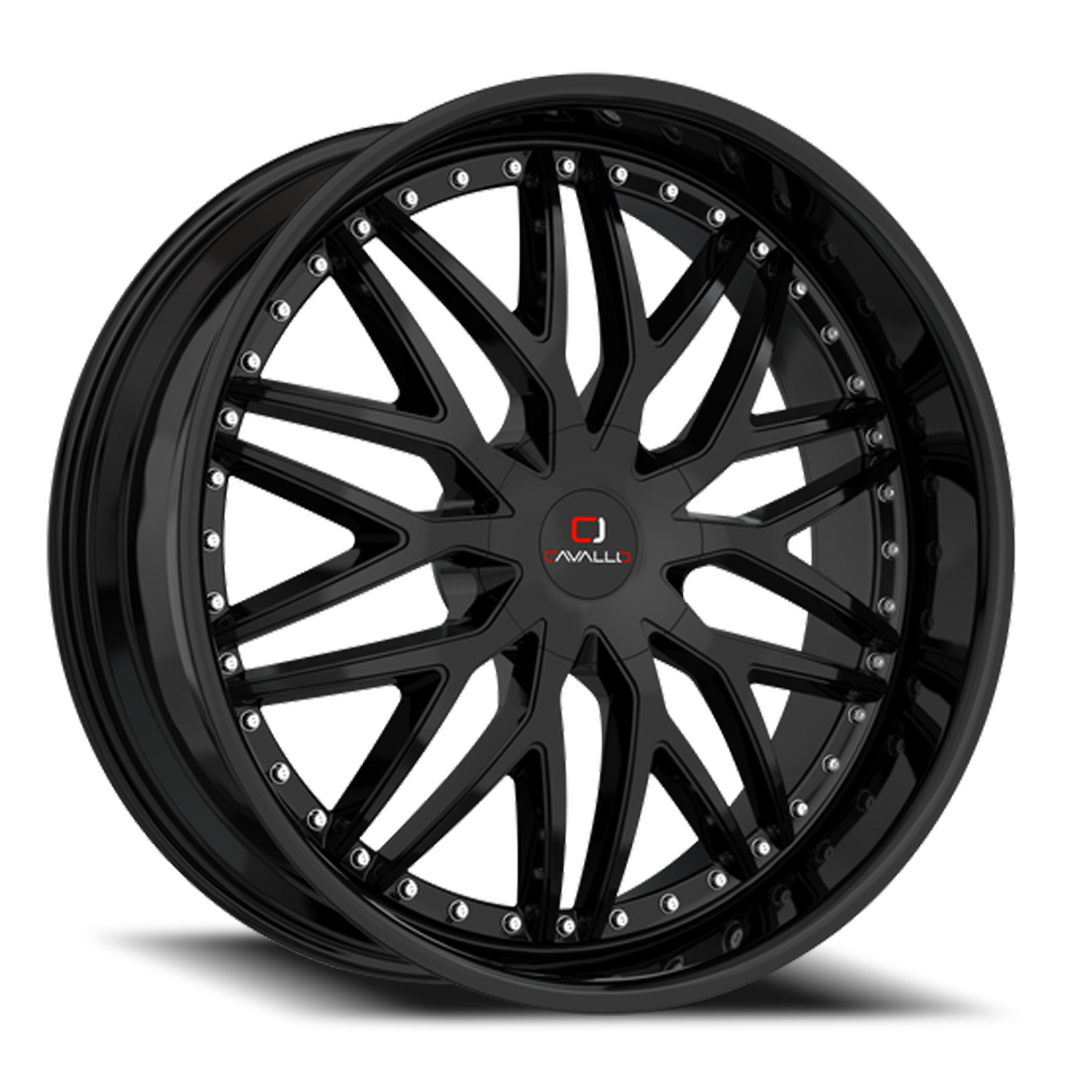 CAVALLO CLV-46 20X8.5 35 5X108/5X114.3 GLOSS BLACK