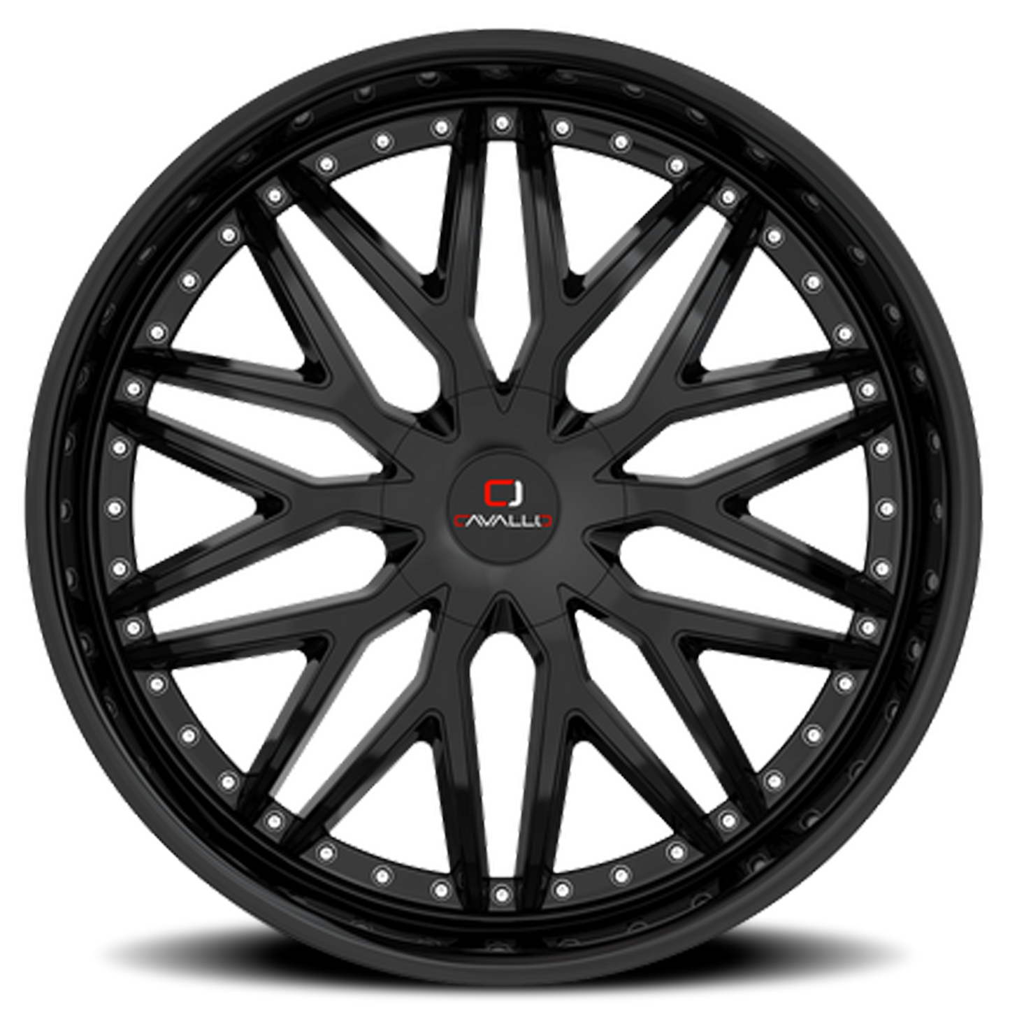 CAVALLO CLV-46 18X8 35 5X108/5X114.3 GLOSS BLACK