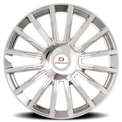 CAVALLO CLV-47 20X8.5 35 5X114.3/5X120 CHROME