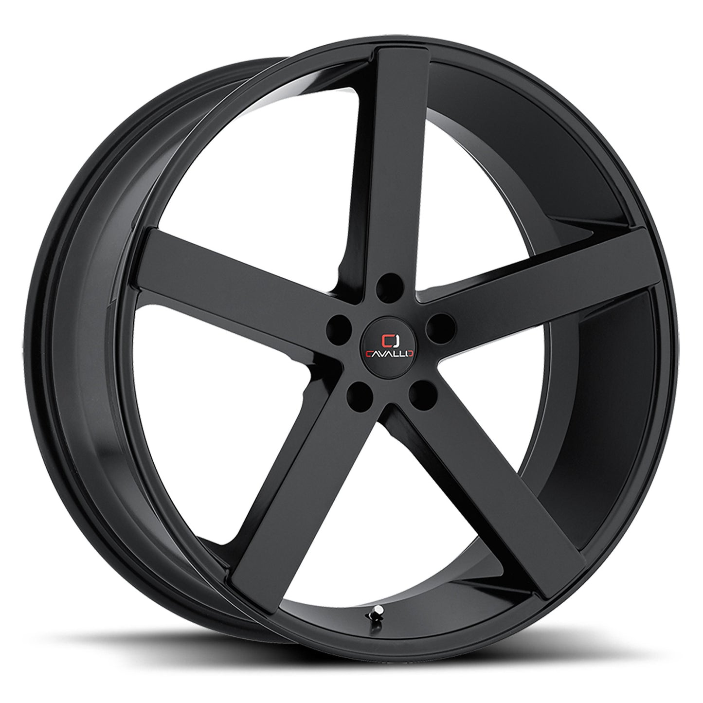 CAVALLO CLV-5 20X8.5 15 5X115 GLOSS BLACK