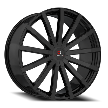 CAVALLO CLV-52 24X9 34 5X115/5X120 GLOSS BLACK