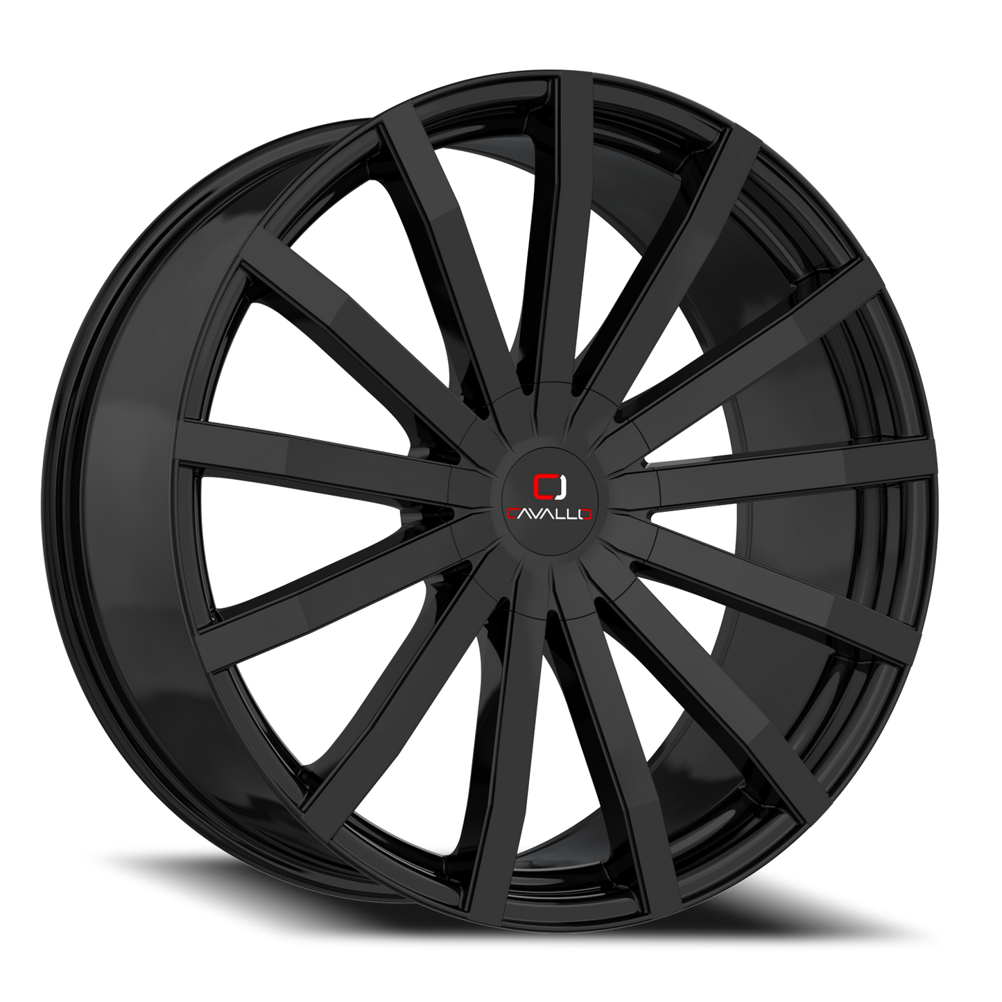CAVALLO CLV-52 22X8.5 38 5X112/5X114.3 GLOSS BLACK