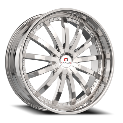 CAVALLO CLV-53 24X9 25 6X135/6X139.7 CHROME