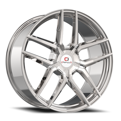 CAVALLO CLV-55 18X8 35 5X100/5X114.3 NANO CHROME