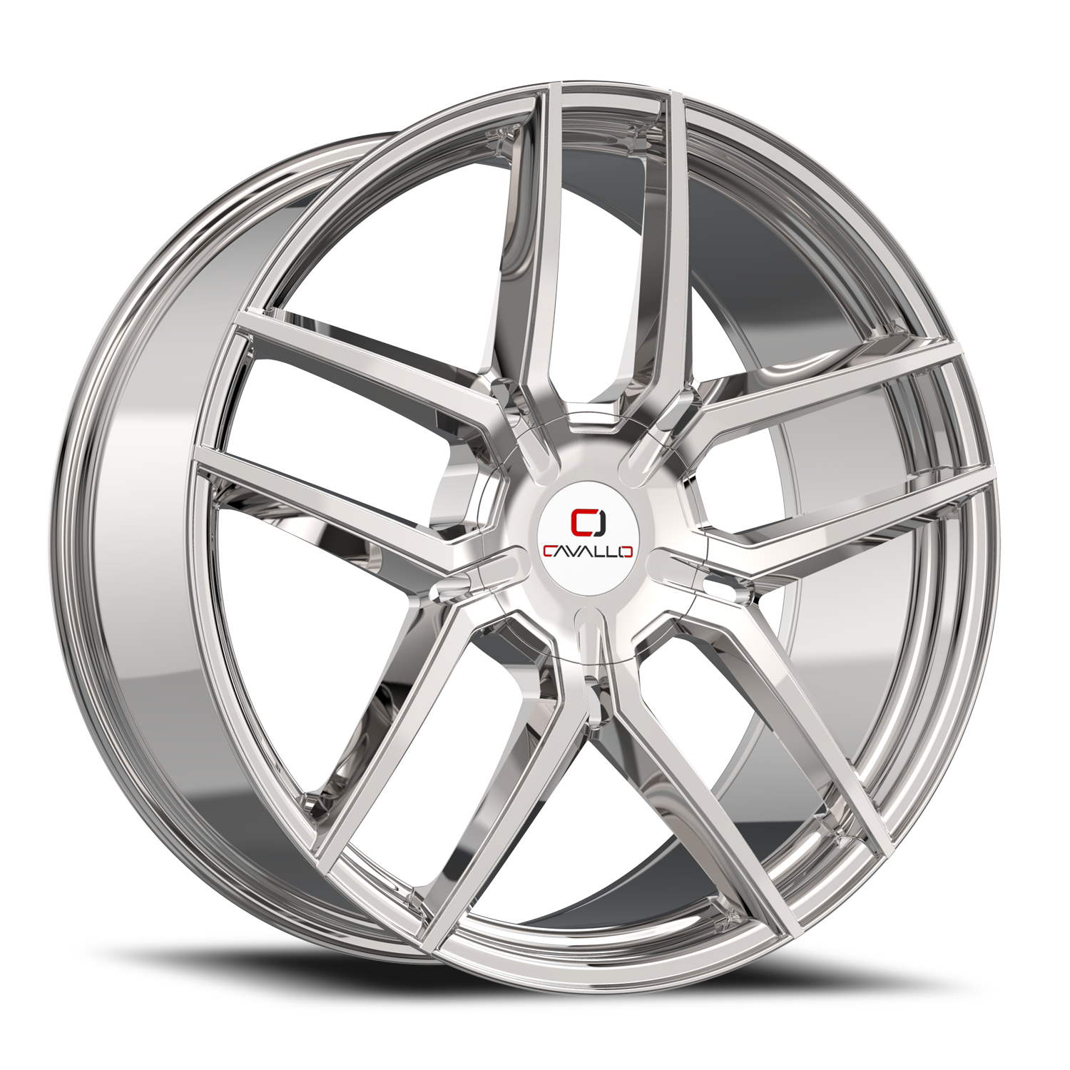 CAVALLO CLV-55 22X8.5 38 5X114.3/5X120 NANO CHROME