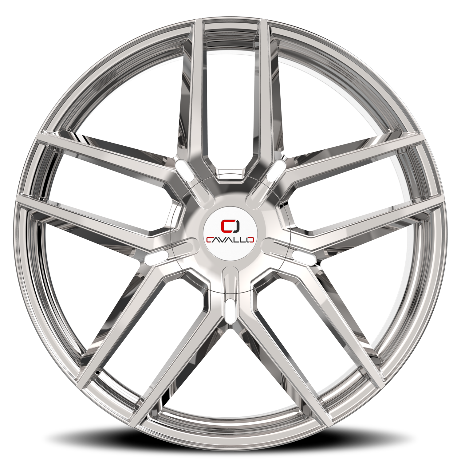 CAVALLO CLV-55 18X8 35 5X100/5X114.3 NANO CHROME