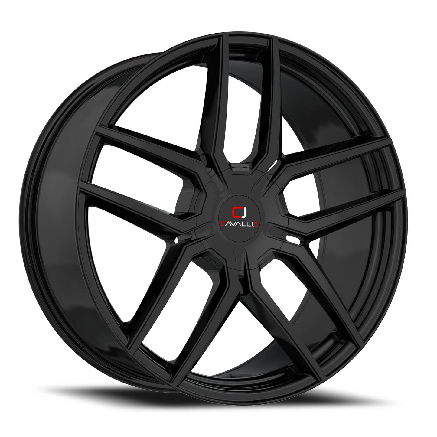 CAVALLO CLV-55 22X9.5 25 6X135/6X139.7 GLOSS BLACK