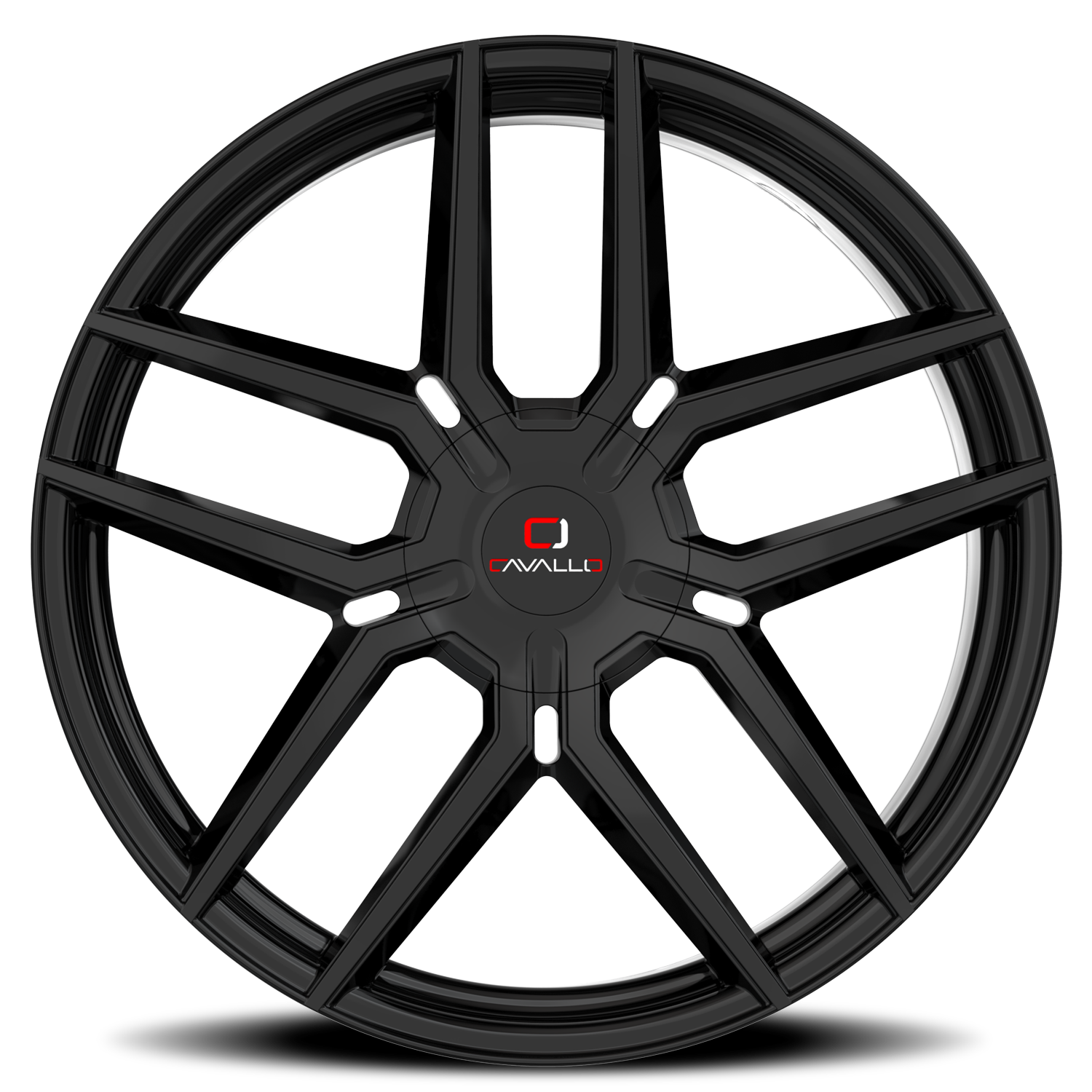 CAVALLO CLV-55 22X9.5 15 5X115/5X120 GLOSS BLACK