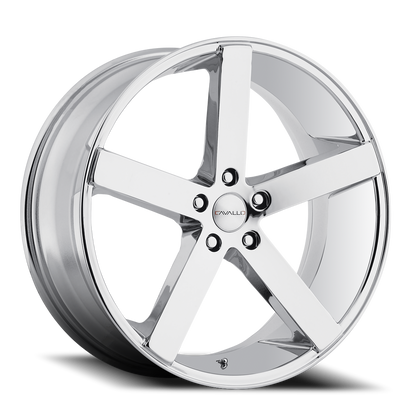 CAVALLO CLV-5 20X8.5 35 5X120 NANO CHROME
