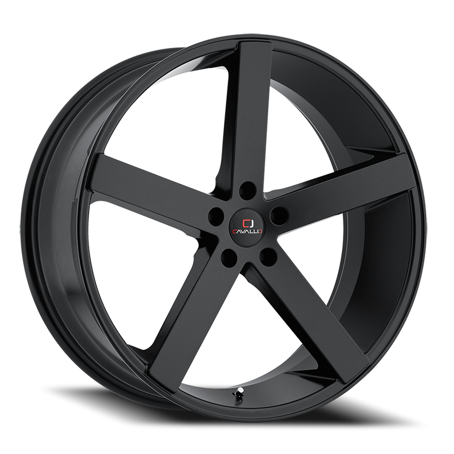 CAVALLO CLV-5 20X8.5 15 5X112 GLOSS BLACK