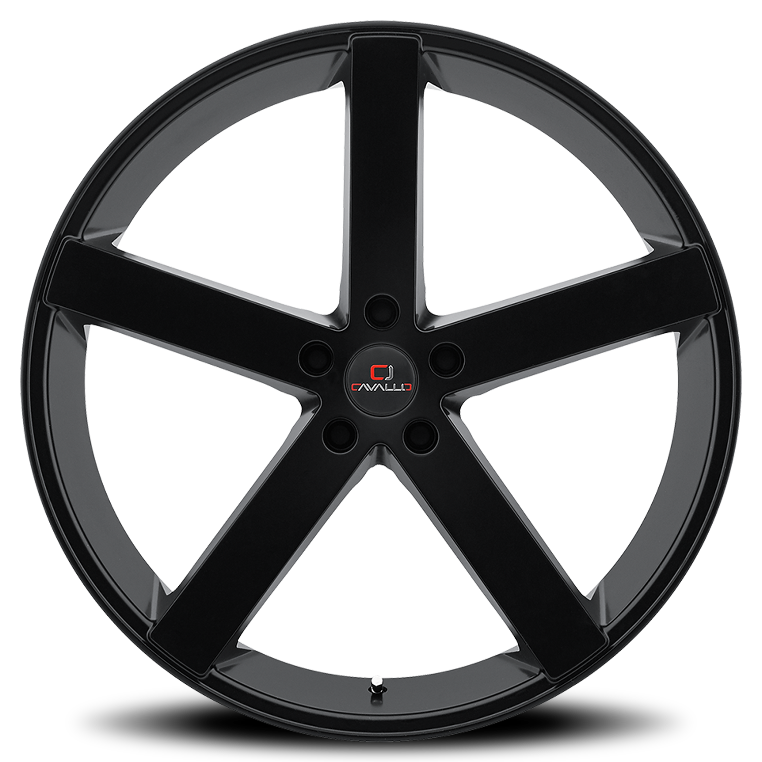CAVALLO CLV-5 20X8.5 35 5X120 GLOSS BLACK