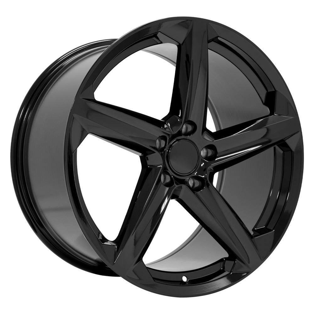 20" Replica Wheel CV02D Fits Chevrolet C8 Corvette 20x11 Gloss Black Wheel