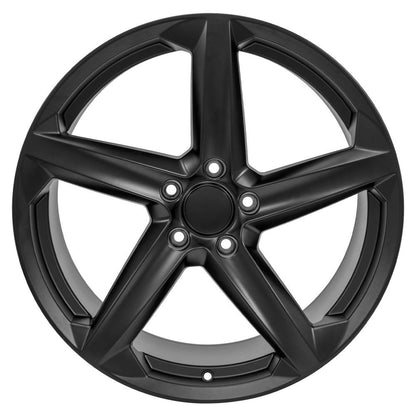 20" Replica Wheel CV02D Fits Chevrolet C8 Corvette 20x11 Satin Black Wheel