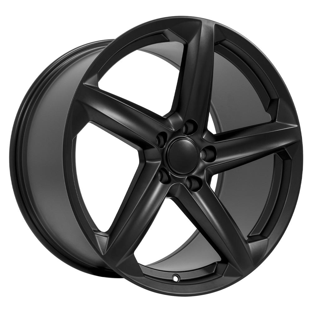 20" Replica Wheel CV02D Fits Chevrolet C8 Corvette 20x11 Satin Black Wheel