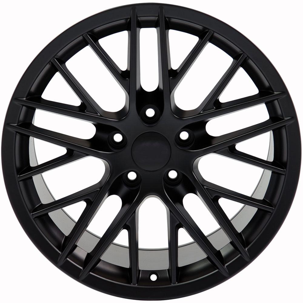 18" Replica Wheel CV08A Fits Chevrolet Corvette C6 ZR1 18x10.5 Satin Wheel