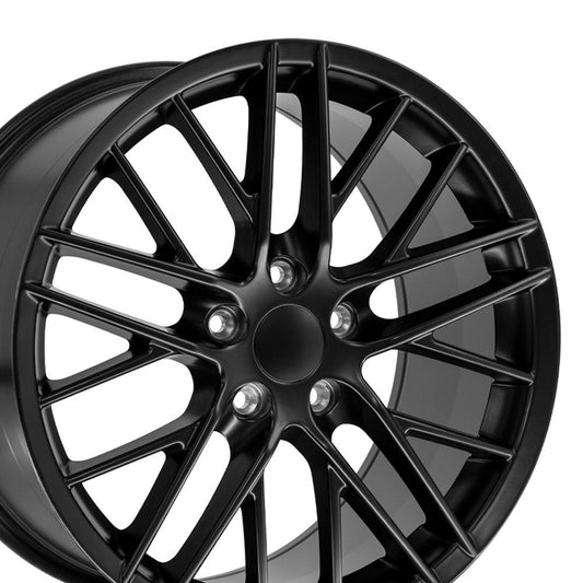 19" Replica Wheel CV08B Fits Chevrolet Corvette C6 ZR1 19x10 Satin Wheel