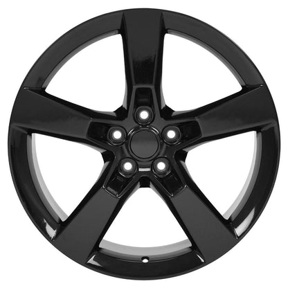 20" Replica Wheel CV11 Fits Chevrolet Camaro SS 20x9 Black Wheel