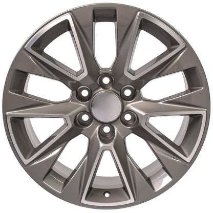 20" Replica Wheel CV26 Fits Chevrolet Silverado LTZ 20x9 Machined Wheel