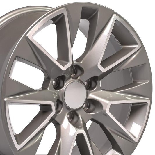 20" Replica Wheel CV26 Fits Chevrolet Silverado LTZ 20x9 Machined Wheel