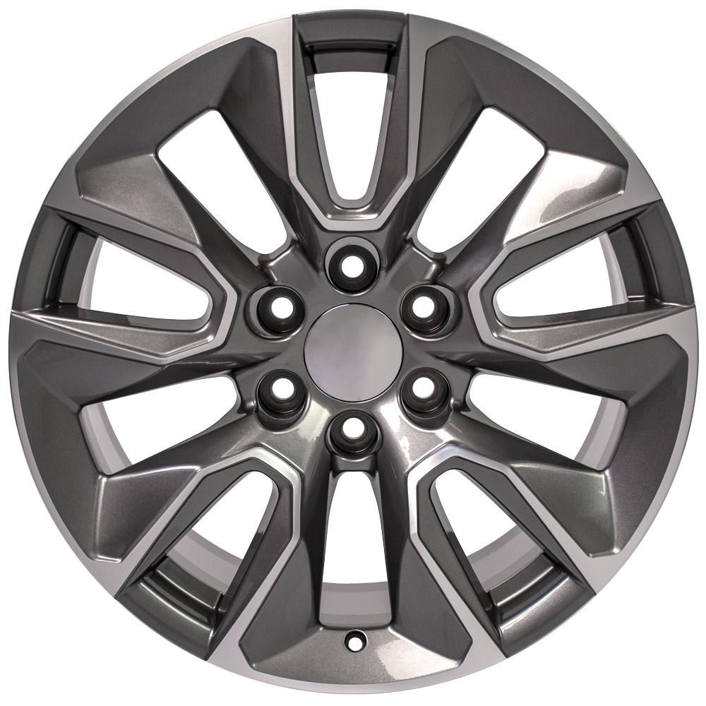 20" Replica Wheel CV32 Fits Chevrolet Silverado 20x9 Machined Wheel