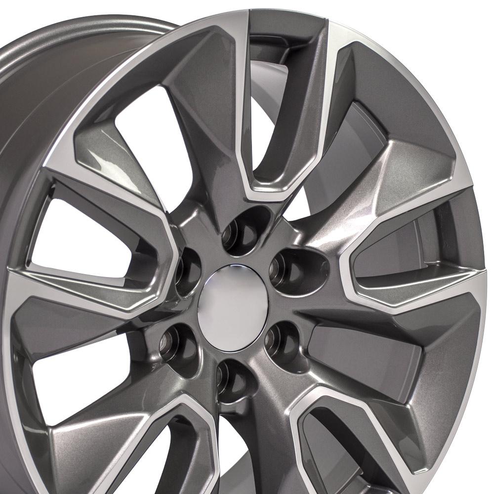 20" Replica Wheel CV32 Fits Chevrolet Silverado 20x9 Machined Wheel