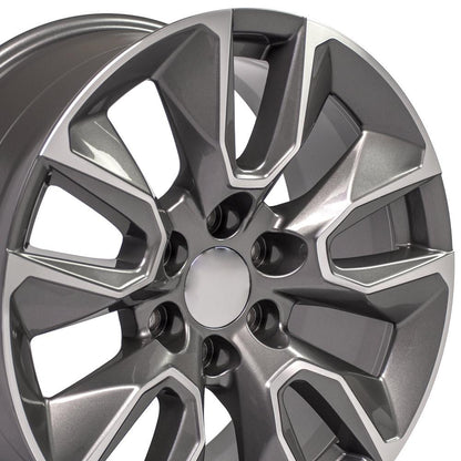 20" Replica Wheel CV32 Fits Chevrolet Silverado 20x9 Machined Wheel