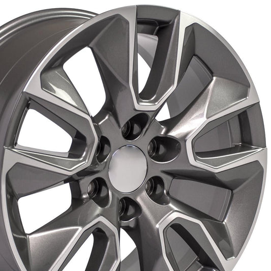 20" Replica Wheel CV32 Fits Chevrolet Silverado 20x9 Machined Wheel