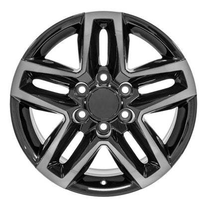 18" Replica Wheel CV34B Fits Chevrolet Silverado 18x8.5 Machined Tinted Wheel