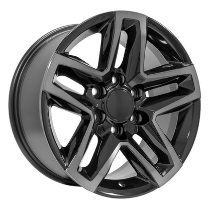 18" Replica Wheel CV34B Fits Chevrolet Silverado 18x8.5 Machined Tinted Wheel