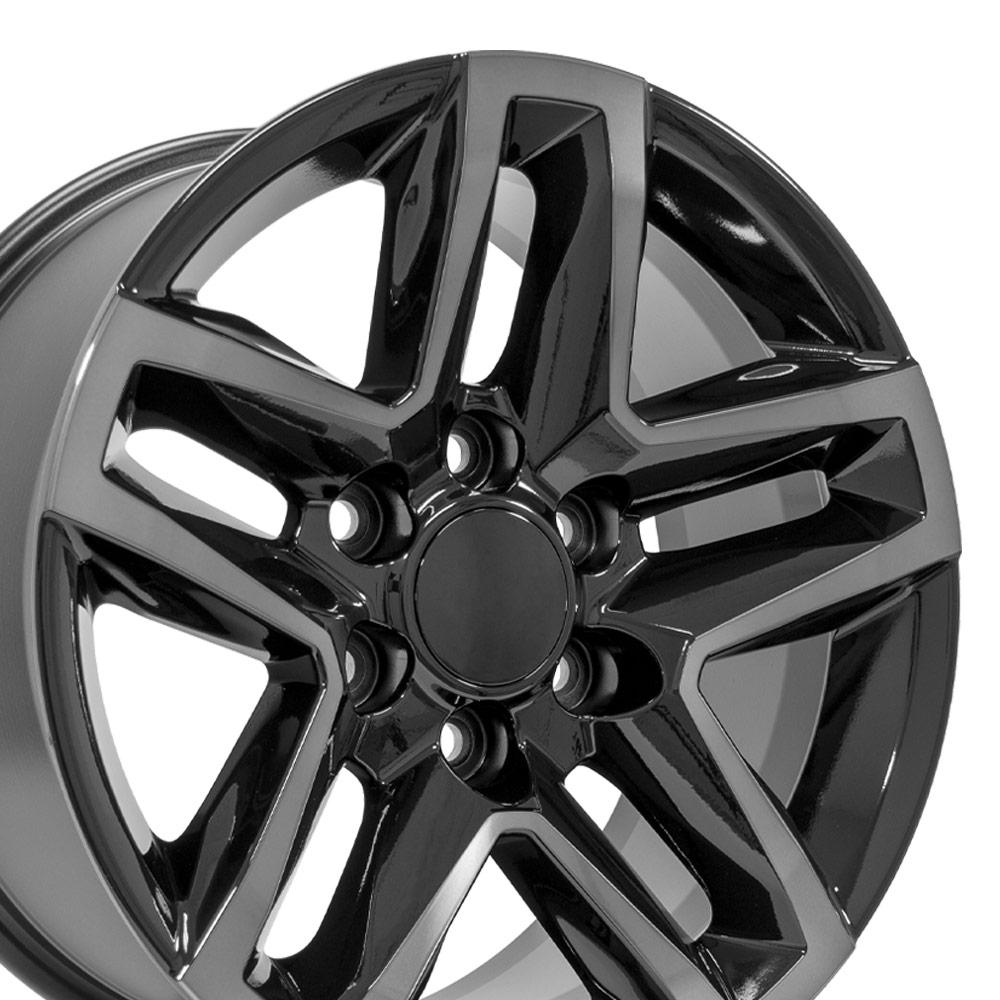 18" Replica Wheel CV34B Fits Chevrolet Silverado 18x8.5 Machined Tinted Wheel