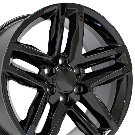 20" Replica Wheel CV34B Fits Chevrolet Silverado 1500 20x9 Gloss Black Wheel