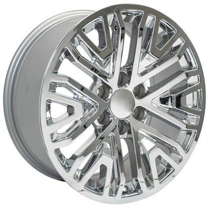 20" Replica Wheel CV37 Fits GMC Sierra 1500 20x9 Chrome Wheel