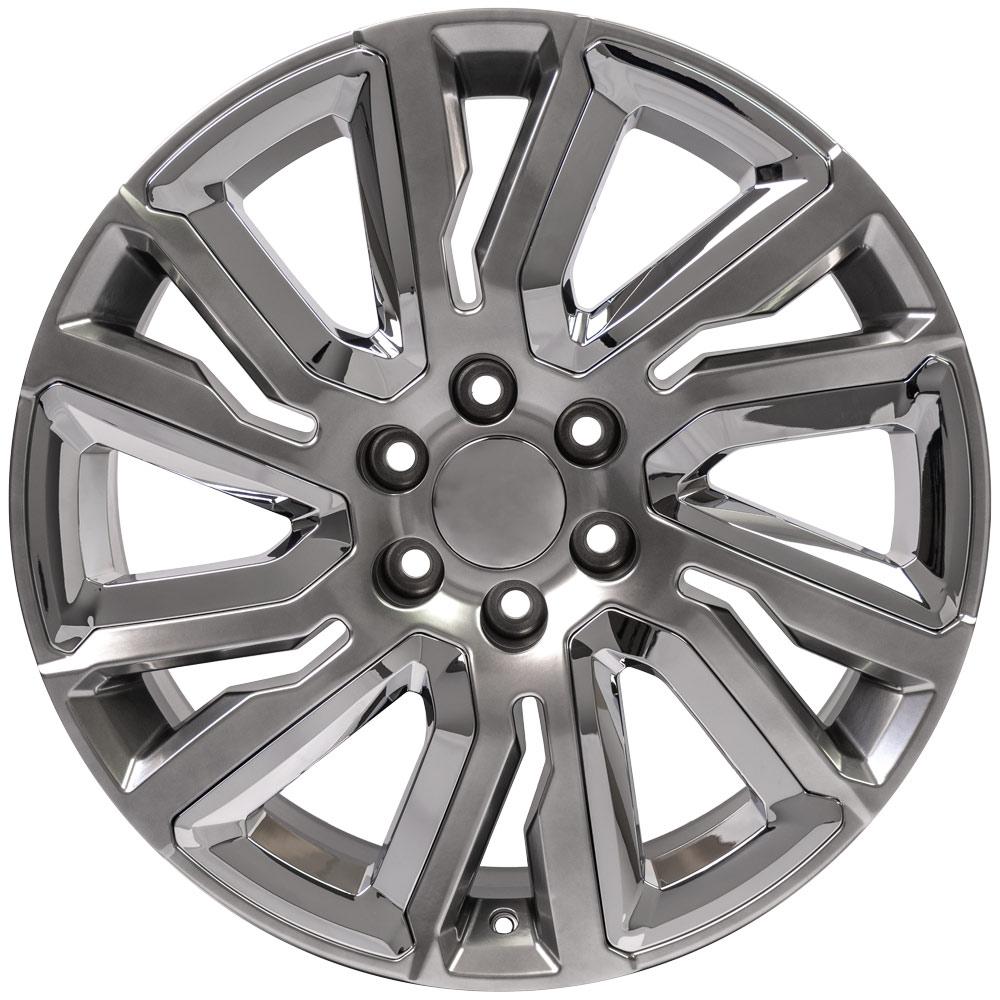 22" Replica Wheel CV39 Fits GMC Sierra 22x9 Hyper Wheel