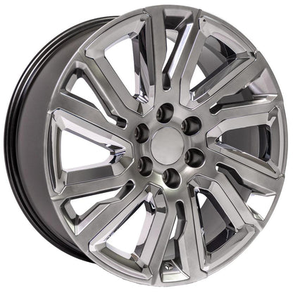22" Replica Wheel CV39 Fits GMC Sierra 22x9 Hyper Wheel
