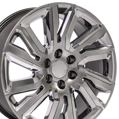 22" Replica Wheel CV39 Fits GMC Sierra 22x9 Hyper Wheel