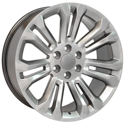 22" Replica Wheel CV43 Fits Chevrolet Silverado 22x9 Hyper Wheel