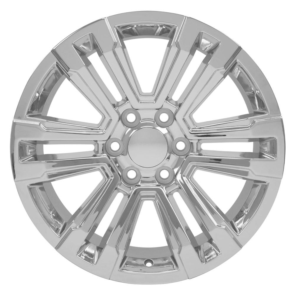 20" Replica Wheel CV44 Fits GMC Yukon Denali 20x9 Chrome Wheel