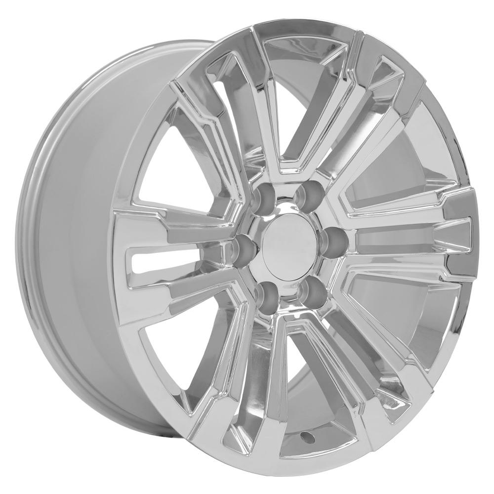 20" Replica Wheel CV44 Fits GMC Yukon Denali 20x9 Chrome Wheel