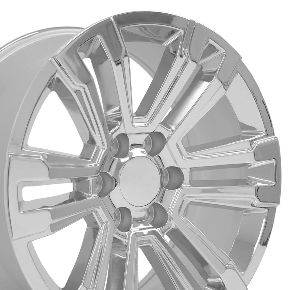 20" Replica Wheel CV44 Fits GMC Yukon Denali 20x9 Chrome Wheel