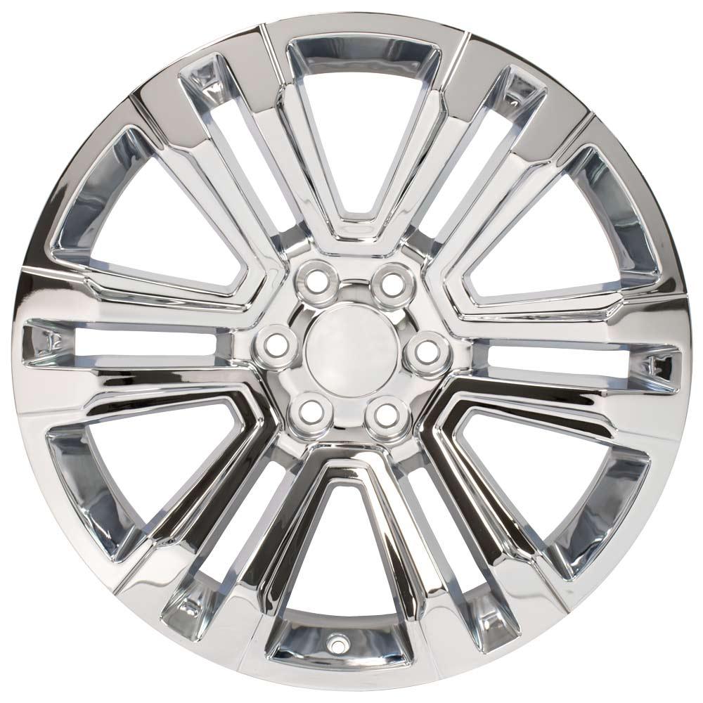 22" Replica Wheel CV44 Fits GMC Yukon 22x9 Chrome Wheel